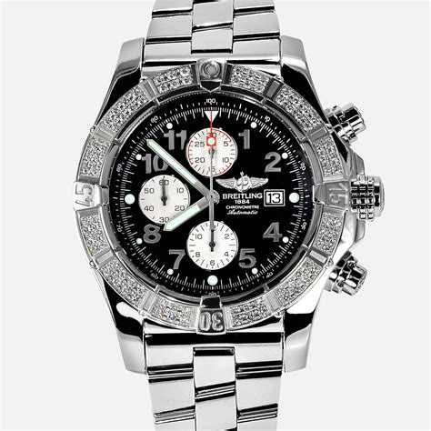 breitling super avenger diamond watch|breitling super avenger chronograph.